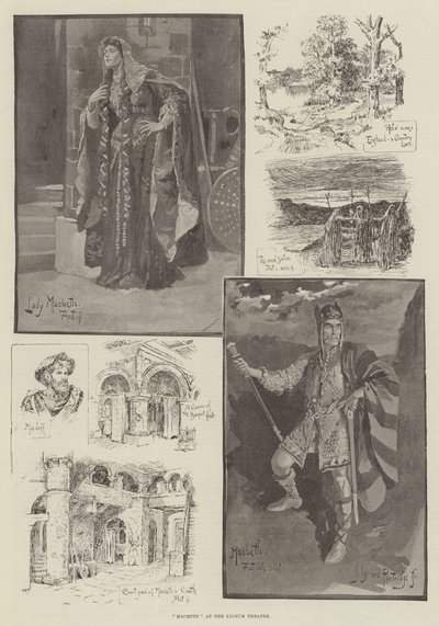 Macbeth au Théâtre Lyceum - Bernard Partridge